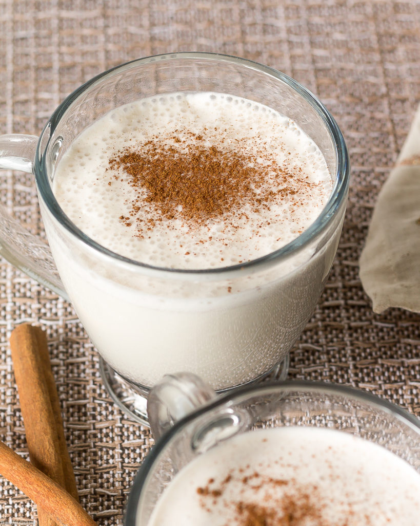 If you love to sip on holiday eggnog, but need a dairy-free version then this Puerto Rican Coquito is for you! A smooth and creamy Coconut Eggnog recipe.