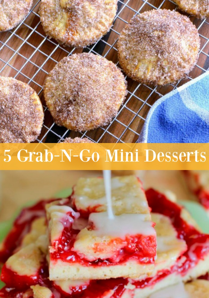 There's just something special about mini desserts! Snackable bites like these five Grab-N-Go Mini Desserts are perfect to keep on hand in case guests pop in. They can have one while they're there, then grab one to enjoy on the way home!