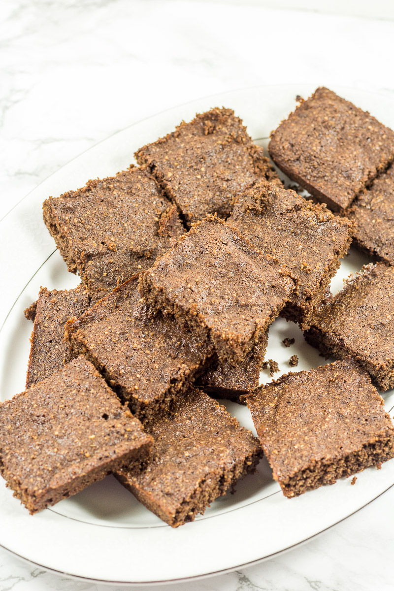 Slide into chocolate and coconut paradise when you enjoy these ridiculously simple and better-for-you Gluten-Free Coconut Brownies. The brownies are rich, decadent, and perfectly fudge-y!