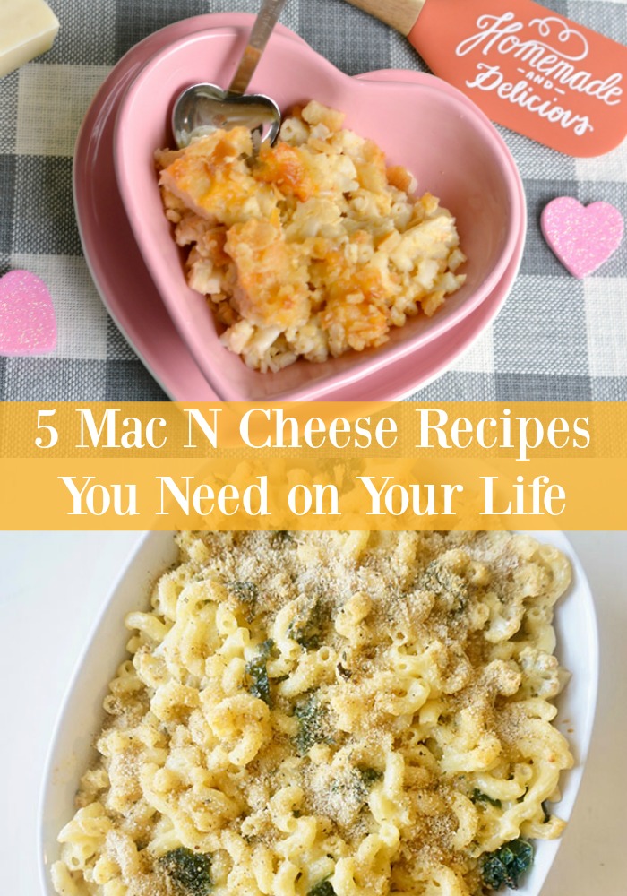 Mac N Cheese is quite possibly the ultimate comfort food. If you're craving an ooey, gooey, cheesy dish, you need to try these five homemade and comforting Mac N Cheese recipes today!