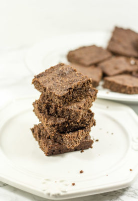 Slide into chocolate and coconut paradise when you enjoy these ridiculously simple and better-for-you Gluten-Free Coconut Brownies. The brownies are rich, decadent, and perfectly fudge-y!