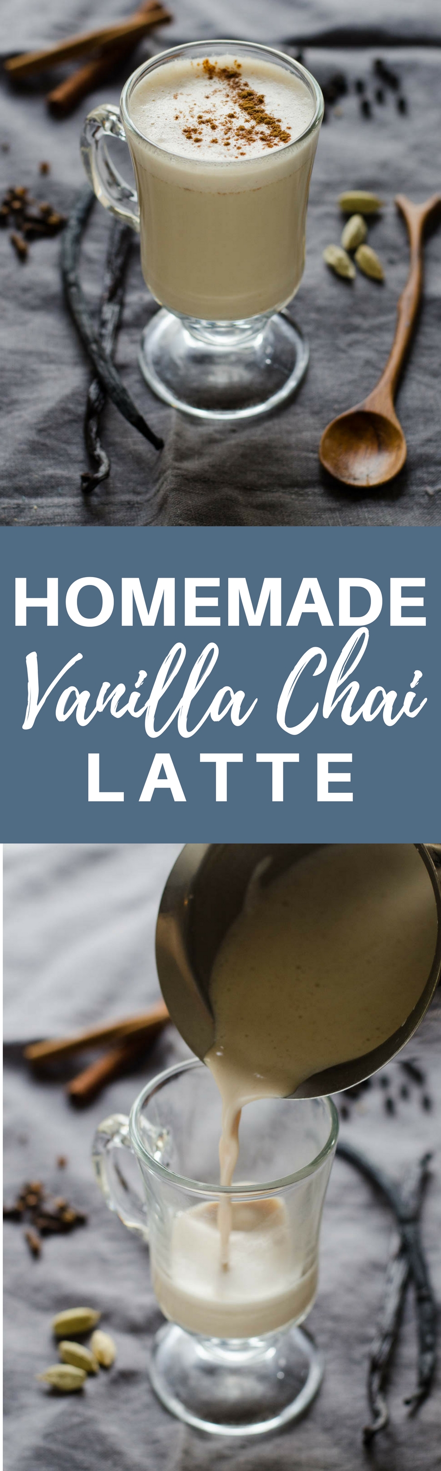 One sip of this homemade Vanilla Chai Latte recipe made in the comfort of your own home will have you skipping your next visit to the local coffeehouse.