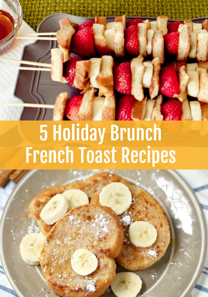 Brunch is an excellent way to celebrate with friends during the busy holiday season. These five Holiday Brunch French Toast recipes are so delightful, you will want to serve them all year long!