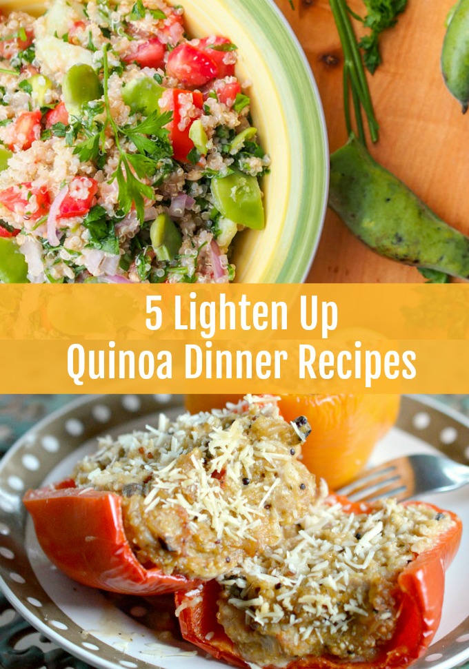 Ancient grains are a great way to give your favorite recipes a better-for-you spin. You need to include these five lightened-up Quinoa Dinner Recipes to your weekly meal plan.