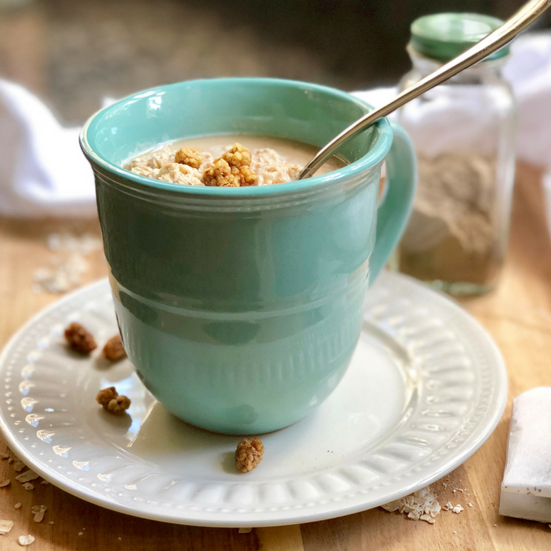 This Earl Grey Overnight Oatmeal features Earl Grey tea accented with Bergamot orange essence, cardamom, and mulberries. With very little prep time, this is a cozy way to enjoy your oats on a cold morning!