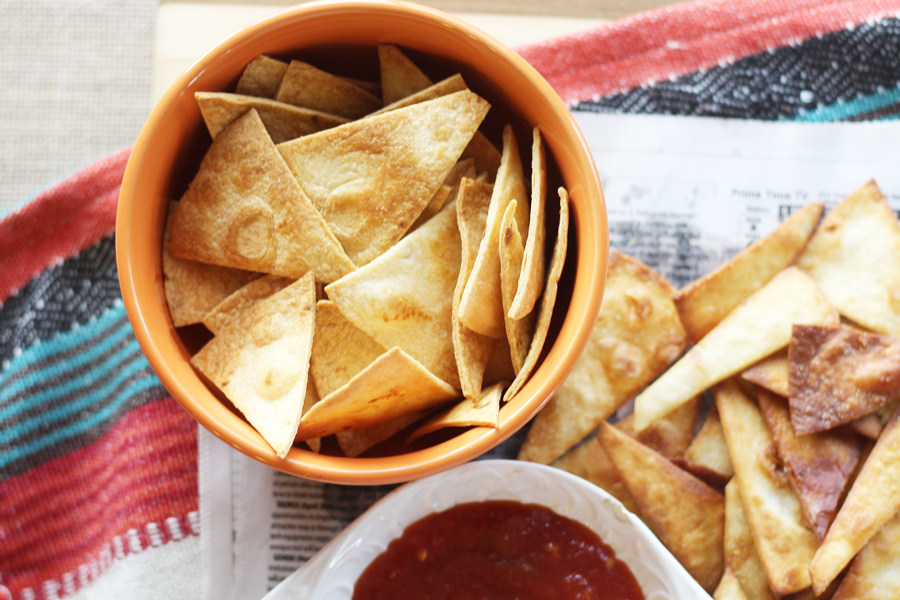 Unexpected guests on the way? You have the dips, you have the salsa, but you're out of chips. Never fear! Learn how to easily make homemade tortilla chips with every day kitchen staples!