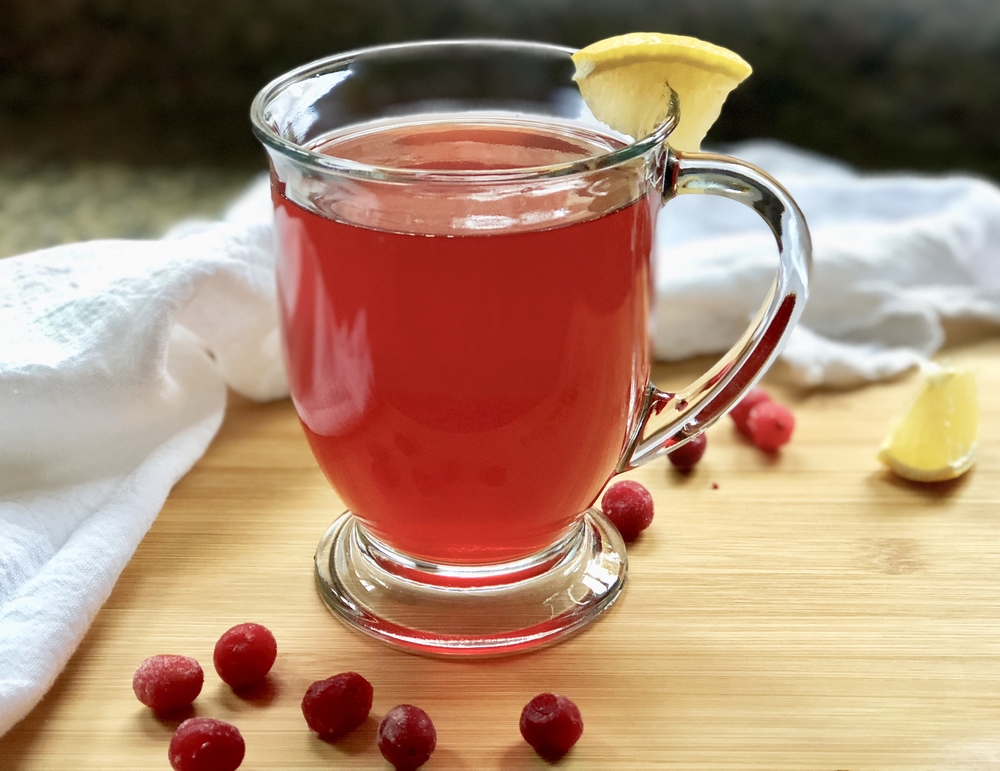 Detox Cranberry Lemon Ginger Tea is simple to make, free of added sugar, and excellent for natural detoxification. It will help eliminate excess water weight, support healthy digestion, and has a great flavor too!