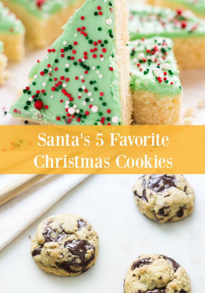 Get on the nice list this Christmastime! We talked to the elves and found the secret to Santa's 5 Favorite Christmas Cookies. Whip up a batch of any one of these cookie recipes and come Christmas morning, not a crumb will be left!