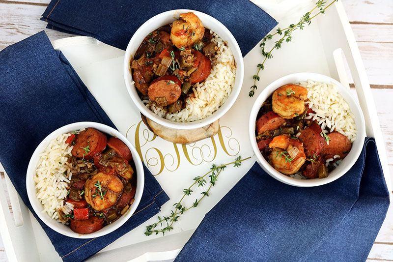 Insanely Delicious Shrimp & Sausage Gumbo