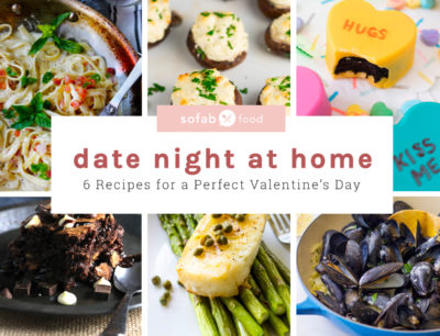 Celebrate the one you love with the perfect Valentine's Day Date Night Menu. This handy, downloadable ebook contains six recipes and it's all you need for the perfect date night at home!