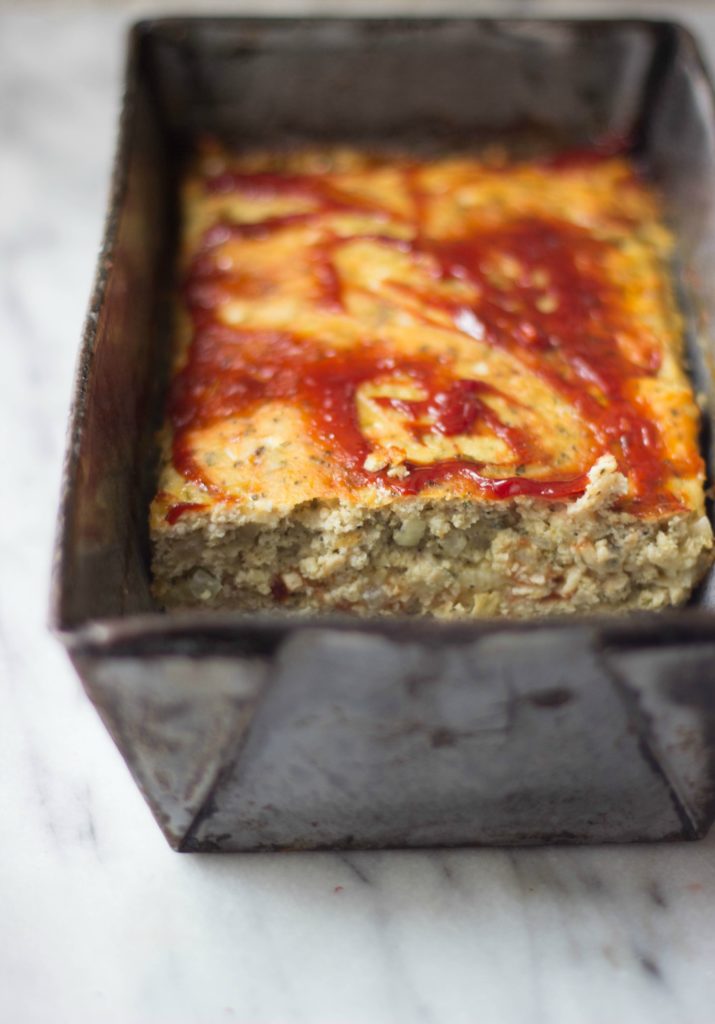 White Cheddar-Stuffed Turkey Meatloaf is a unique twist on a traditional family favorite. It's a simple recipe to put together for a weeknight meal using ground turkey, dijon mustard, Italian seasonings, and shredded cheese.