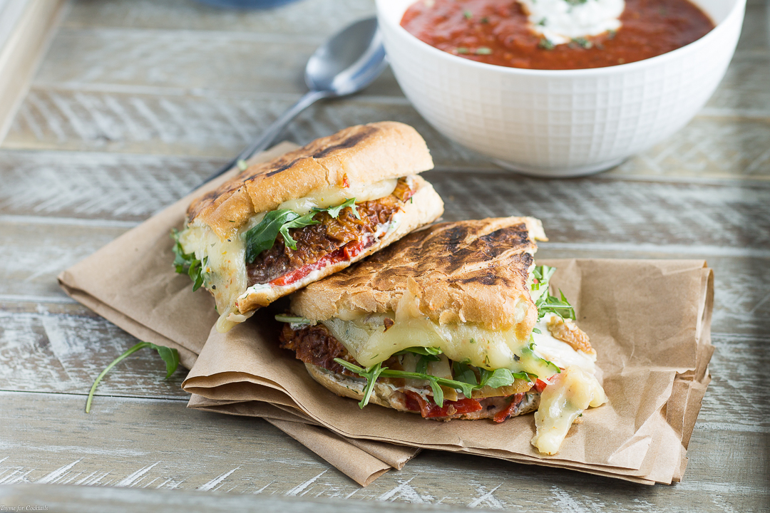 Whip up a deli-style meal at home when you make this Fire-Roasted Tomato Soup. Paired with a simple Rotisserie Chicken Three-Cheese Panini, this 30-minute meal combo is the perfect comfort food.