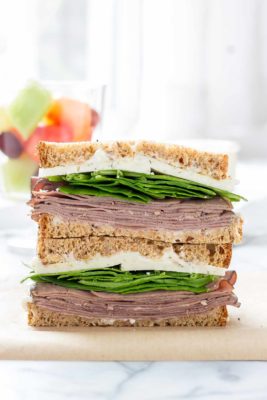 If you love good deli sandwiches, but you're trying to save money and time, you'll absolutely love these five Make-at-Home Deli Sandwiches. All of the fresh flavors and textures of your favorite sandwich shop delivered on a budget-friendly lunch plate.