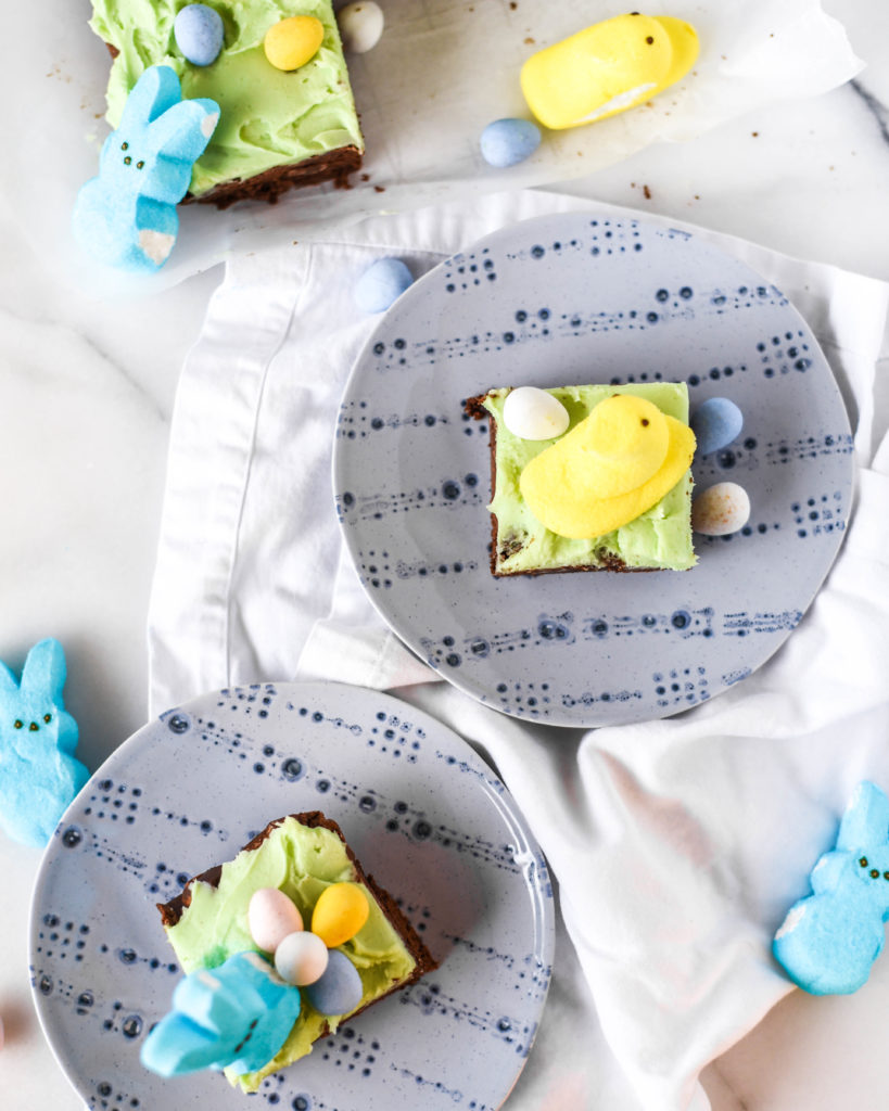 Highlight everyone's favorite Easter candy, Peeps, when you make these Peep-tastic Easter Brownies to impress a crowd. Decadent and rich brownies topped with classic buttercream icing and your favorite holiday candies!