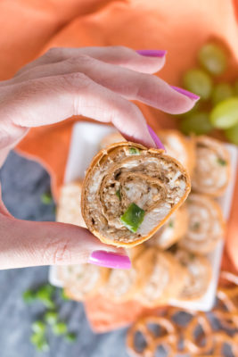 Simple BBQ Chicken Pinwheels are the perfect kid-friendly lunch, party appetizer, or picnic food. With mere minutes of prep time, this versatile recipe delivers flavors everyone will love in a bite-sized rollup.