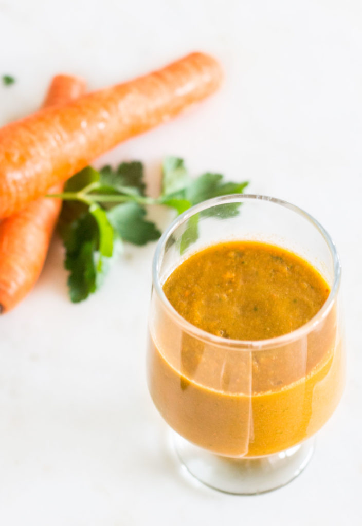 If you're looking for a way to cleanse your system and load up on essential nutrients, this Carrot Detox Juice is the perfect place to start. Made with healthful fruits and veggies, this detox drink helps your body eliminate toxins.