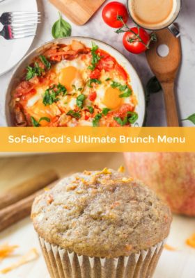 Planning a simple Sunday brunch for family or a meal to wow your breakfast crowd? We've formulated the Ultimate Brunch Menu with something sweet, something savory, something rich, something healthy, and something boozy.
