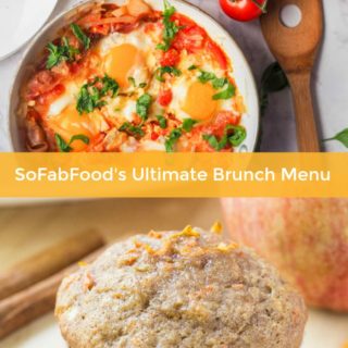 Planning a simple Sunday brunch for family or a meal to wow your breakfast crowd? We've formulated the Ultimate Brunch Menu with something sweet, something savory, something rich, something healthy, and something boozy.
