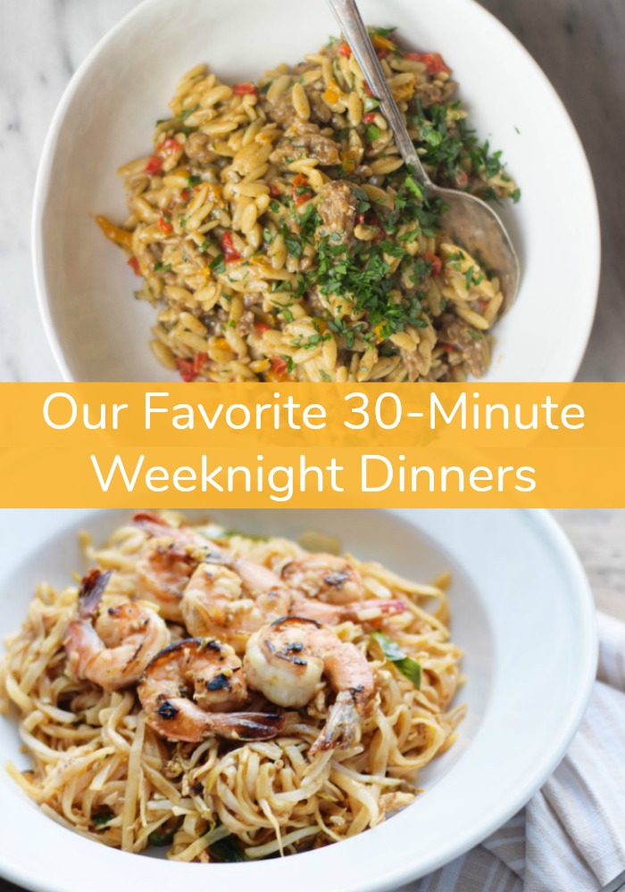 When it comes to weeknights, don't stress about putting healthy comfort food on the table. These five healthier 30-Minute Weeknight Meals are the way to go. Inspired by international cuisine, these simple recipes are sure to please!