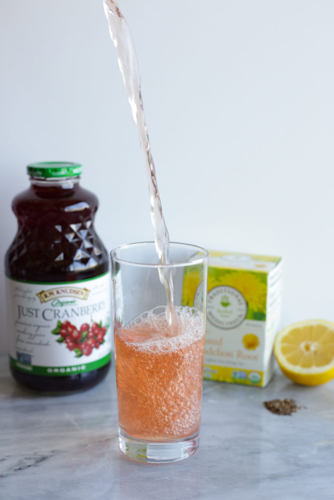 Get bikini ready when you lose 5 pounds of water weight with this 7-Day Detox Drink as recommended by Jillian Michaels. Ingredients: distilled water, cranberry juice, organic dandelion root tea, and lemon.