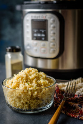 Put your favorite kitchen gadget to use during meal prep for the week when you learn how to make perfect 5-Minute Instant Pot Quinoa. Prepare this healthy grain ahead of time for your breakfast, lunch, and dinner recipes.