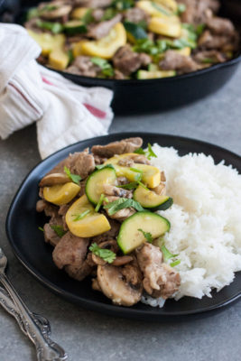 This easy Vegetable Pork Stir Fry is a 30-minute meal that's perfect for your weeknight dinner. This cheap healthy meal includes both your protein and your veggies in a simple one-pan meal.