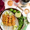 Cilantro Lime Grilled Shrimp Skewers are perfect if you're entertaining guests or just need a quick weeknight dinner. A 30-minute meal that needs to be on regular rotation during outdoor grilling season!