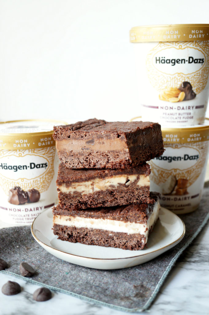 These Dairy-Free Brownie Ice Cream Sandwiches are a delicious solution for vegan dessert lovers. A non-dairy take on a classic dessert favorite, these quick and easy sandwiches are a perfect option for summer entertaining.