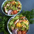 This fresh and delicious Grilled Chimichurri Chicken Salad is a cheap healthy meal perfect for outdoor grilling. When you're looking for an easy dinner recipe, but still want to stay healthy, this 30-minute meal is your perfect solution!