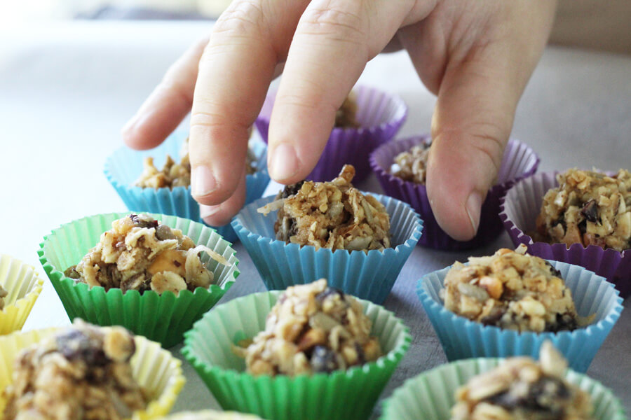 Have hungry kids begging for an after school snack the minute they get home? These Kid-Friendly Sweet Salty Energy Bites are a no-bake dessert they'll love. You can feel good about these bite-sized treats because of the healthy ingredients.