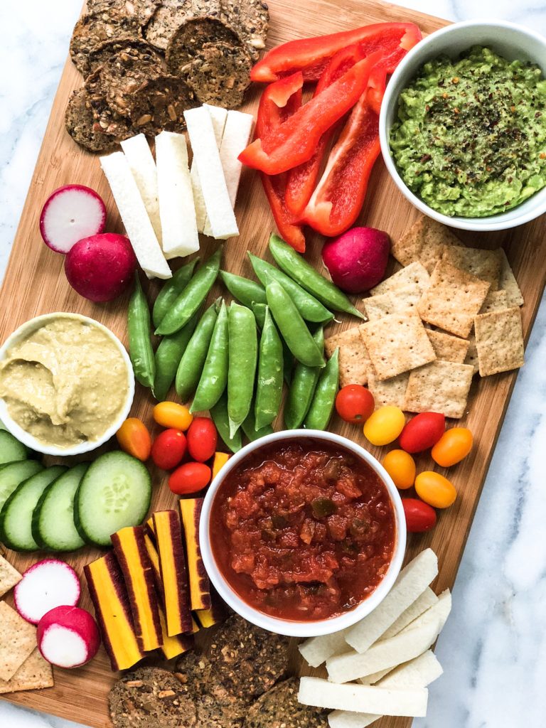 Whether you're hosting a tailgating party or happy hour at home, this simple Instagram-Worthy Crudité Platter is sure to impress. An easy and affordable appetizer perfect for all of your entertaining needs.