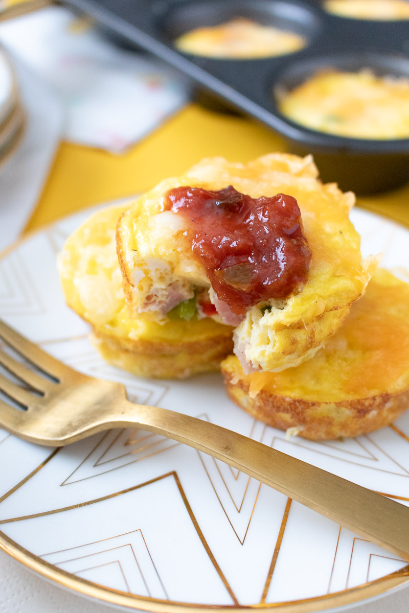 These easy Make-Ahead Denver Omelet Cups are perfect for a weekday morning or Sunday brunch. Meal prep these small bites on the weekend and enjoy a hearty breakfast all week long. 