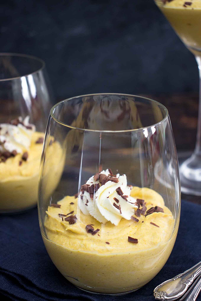 This No-Bake Pumpkin Spice Mousse is a 15-minute dessert that's perfect for fall entertaining. A simple no-bake dessert that harnesses your favorite fall flavors! Add a splash of rum and top with dark chocolate shavings for a crowd pleaser.