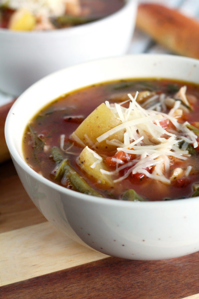 Slow Cooker Italian Chicken Soup: Easy Crock Pot Soup