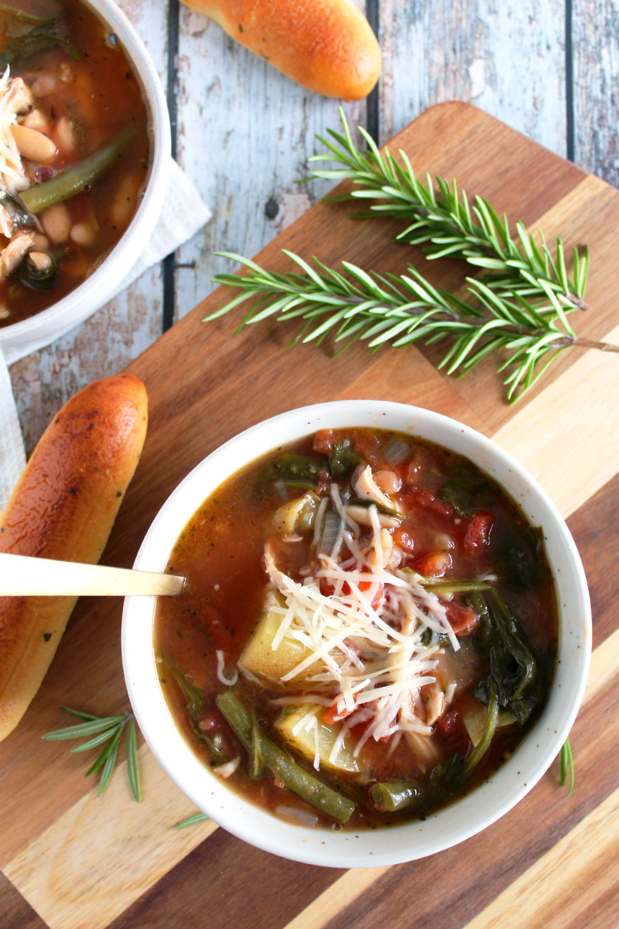 Nothing beats comfort food on a chilly evening, and chicken soup is always a winner! Come home to this Slow Cooker Italian Chicken Soup for your weeknight dinner. It's your new favorite easy slow cooker soup!