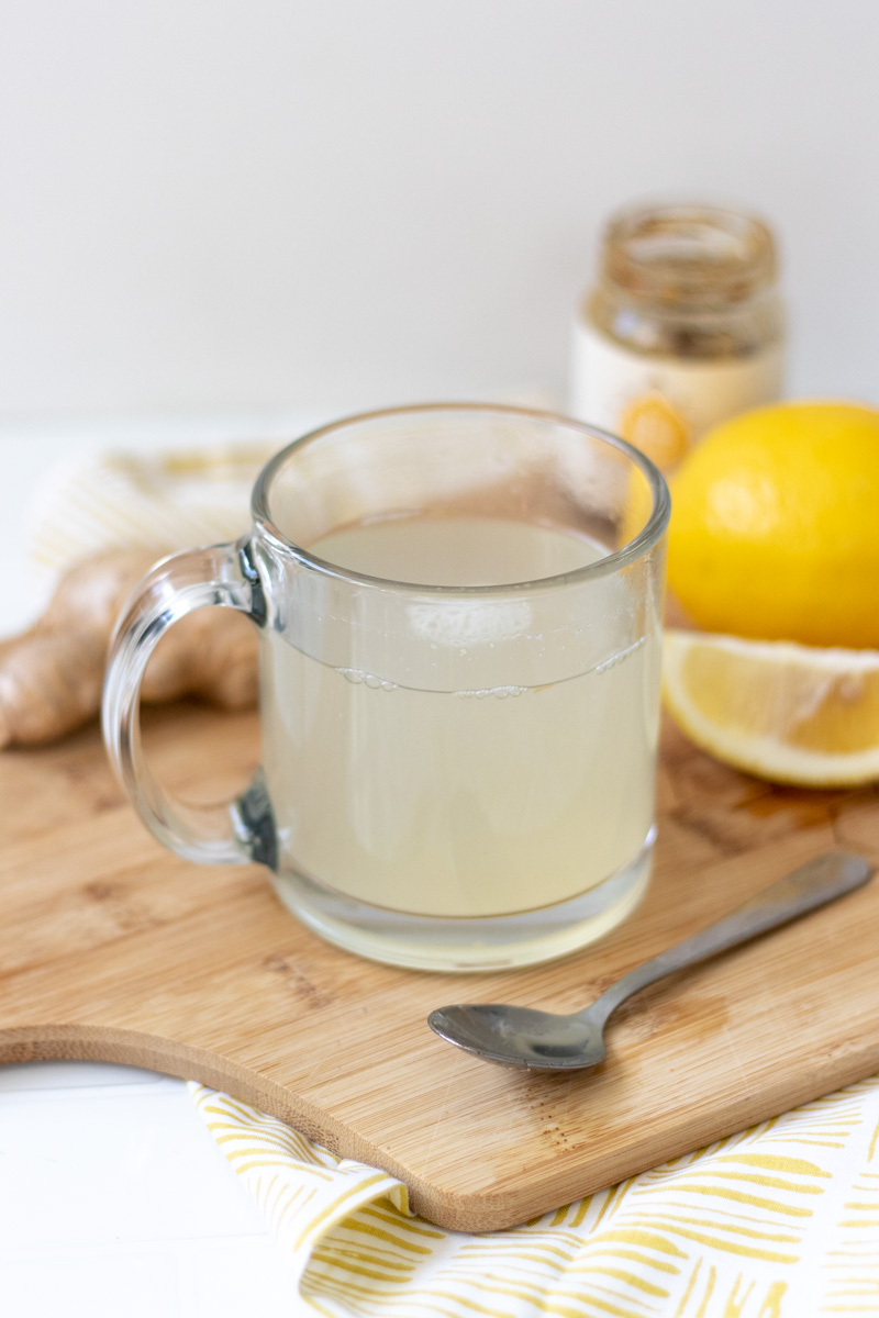 This simple Lemon Ginger Detox Tea has medicinal properties that detoxify your body, helping you feel better when you're bloated or have an upset stomach. Brewed in just 5 minutes, this tea contains ingredients that help fight infection, lower blood sugar, and flush out toxins.