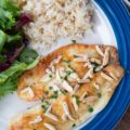 This Brown Butter Pan Seared Tilapia is a 15-minute meal perfect for a busy weeknight dinner. This budget-friendly dinner is impressive enough to serve to guests. A cheap healthy meal that will be loved by all!