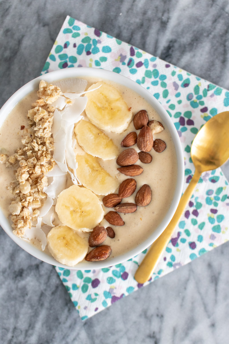 Protein Packed Peanut Butter Smoothie Bowl