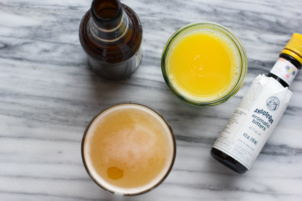 Hands down, this version of the Brass Monkey Beer Cocktail is the best you'll ever try. Also called a Beermosa, this simple dinner or brunch cocktail is a combination of wheat beer, orange juice, and bitters.
