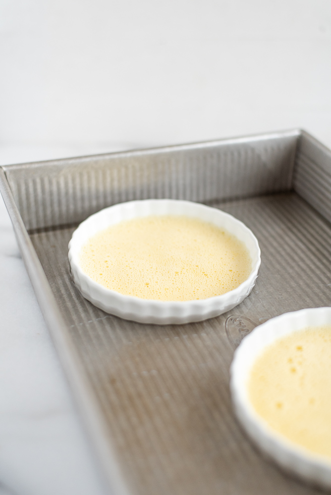 Craving a classic dessert? Bring the taste of French cooking home with this Simple French Creme Brûlée Recipe - a perfect cooking for two dessert. The sweet creamy center and crunch of sugar make this gluten-free mini dessert just irresistible. AND it's way easier than you'd think!