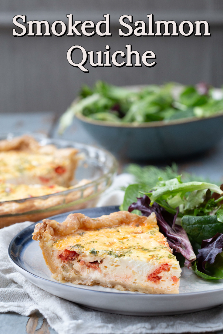 Elevate your Sunday brunch menu with this Smoked Salmon Quiche. With all of the flavors of a favorite breakfast classic - bagels, cream cheese, and salmon - it pairs perfectly with your favorite Mimosa recipe.