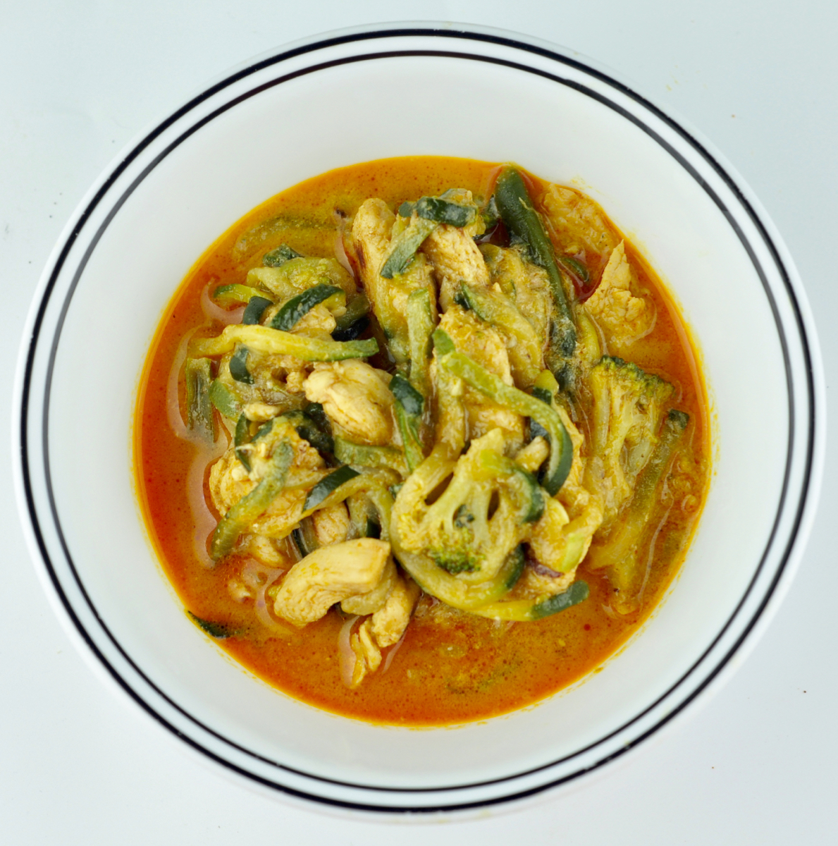 Chicken Red Thai Curry Zoodles