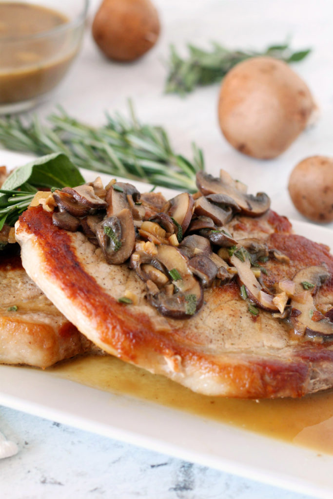 This 30-minute meal, Dijon Mustard Sauce Pork Chops for 2, is a French-inspired dish that's perfect for a weeknight dinner or romantic date night. This budget-friendly dinner is sure to be loved by all!