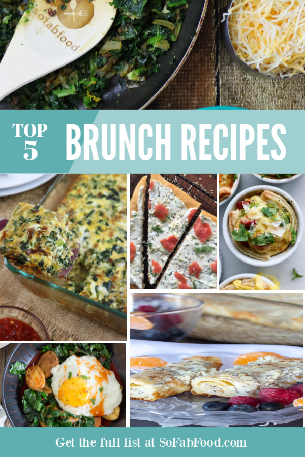 Whether you're a novice home chef or a culinary expert, you'll love these five brunch recipes. From bakes, to pizza, to breakfast bowls, to crepes, this complete breakfast menu is the perfect combo for your Sunday brunch crowd!