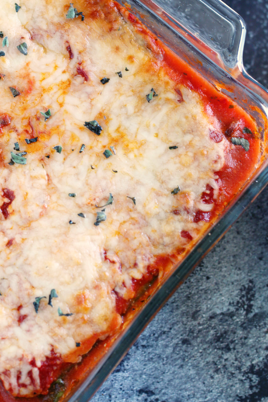 This Low-Carb Zucchini Lasagna is healthy comfort food at its finest. This Keto Diet approved dish uses zoodles to create a vegetarian lasagna that's a healthier classic to a high-carb pasta favorite.