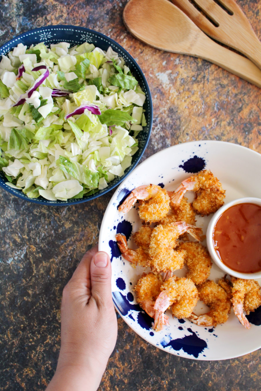 This Air Fryer Coconut Shrimp delivers crispy, tasty shrimp that's healthier than the popular classic, fried coconut shrimp, and it's ready in 10 minutes or less. Serve with Sweet Chili Apricot Sauce for a simple appetizer or with a salad for an easy weeknight meal.