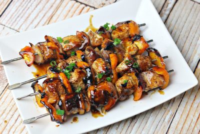 A classic chicken and vegetable dish, these Grilled Teriyaki Chicken Kabobs are a hearty, Keto-friendly meal. Perfect for outdoor or indoor grilling and made with a customizable homemade teriyaki sauce.