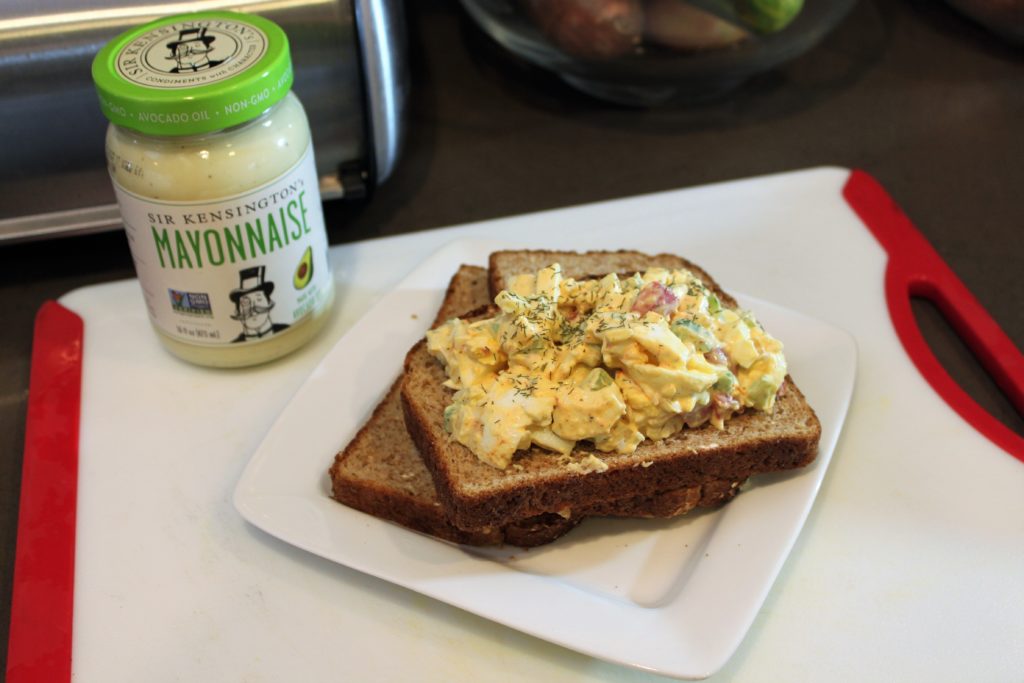Need a budget meal? Loaded Egg Salad is a deli-style meal and perfect picnic food! Not your traditional egg salad, it's loaded with surprise ingredients!