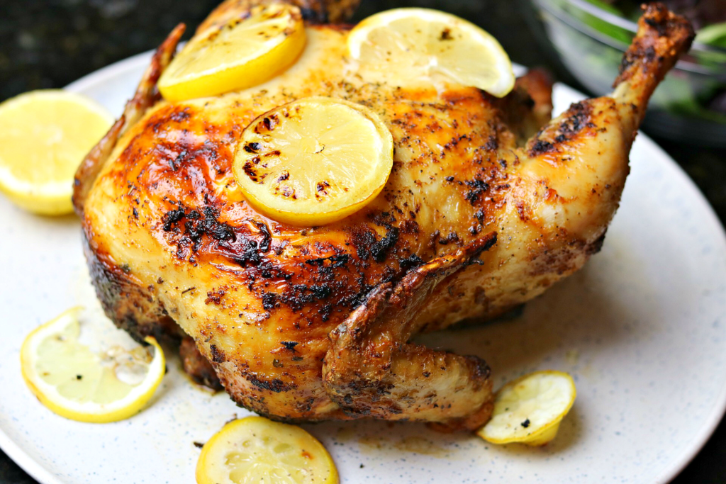 If you're looking for a budget-friendly meal for your weeknight dinner, you can't go wrong with this Lemon Garlic Air Fryer Whole Chicken. Also perfect for meal prep for the week with only 6 ingredients and one hour of your time!