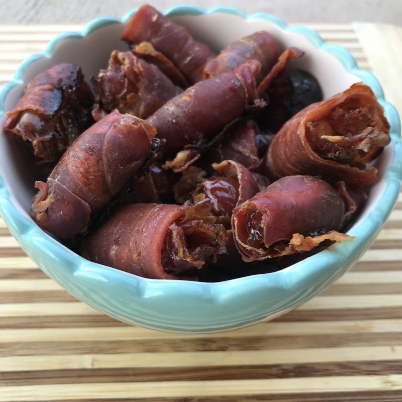 Baked Prosciutto Wrapped Dates